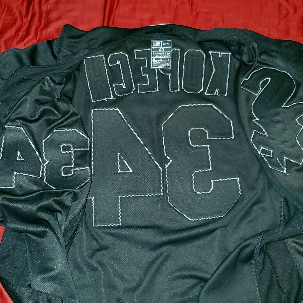 Chicago White Sox Michael Kopech Black Alternate Nike Authentic Elite Jersey - Picture 6 of 10